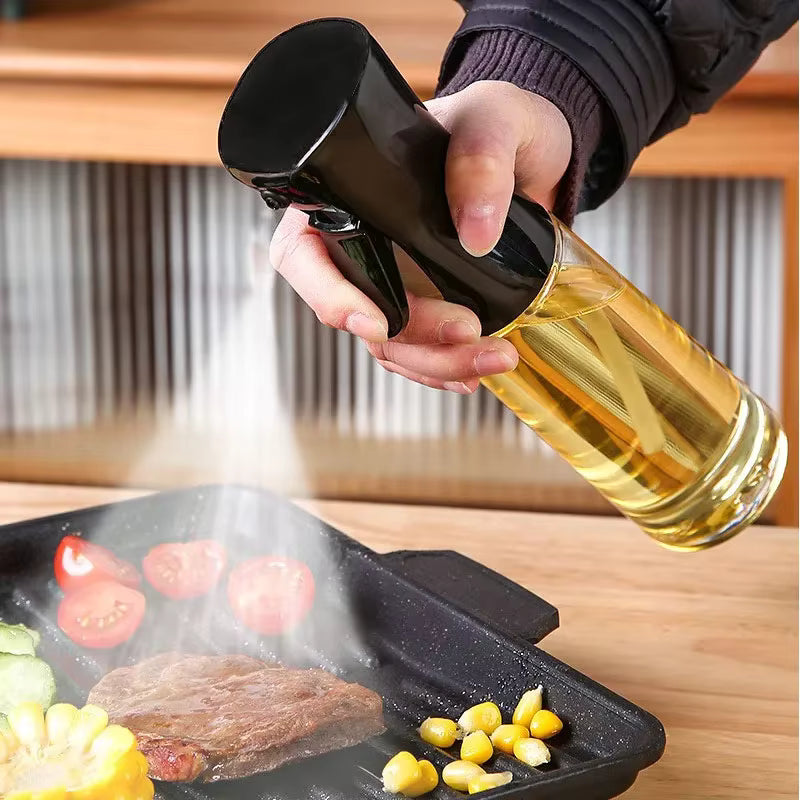 Bình Xịt Dầu Oliu BBQ, Bình Xịt Dầu Oliu Bằng Nhựa, Bình Rỗng, Bình Đựng Giấm hoặc Cọ Phết Dầu, 200/300/500ml